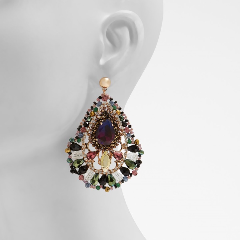 Moda Aldo Púrpura última Oportunidad Toama Colgante Pendientes