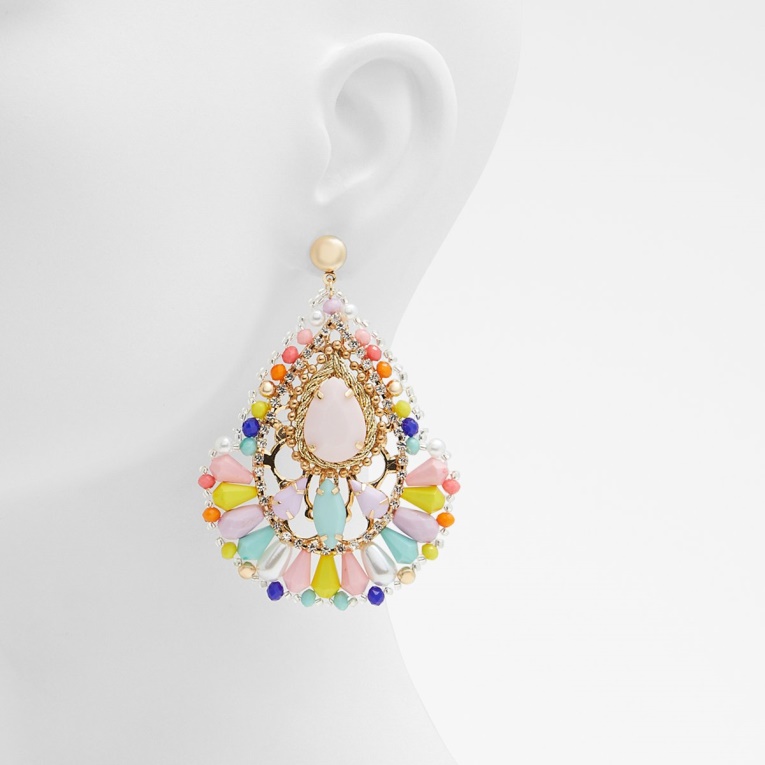 Pendientes Amarillos De última Oportunidad Toammaa Candelabro Moda Aldo