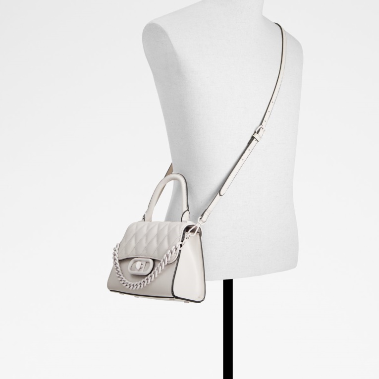 Bolso Gris Con Asa Superior Tranquilx De Moda De Aldo