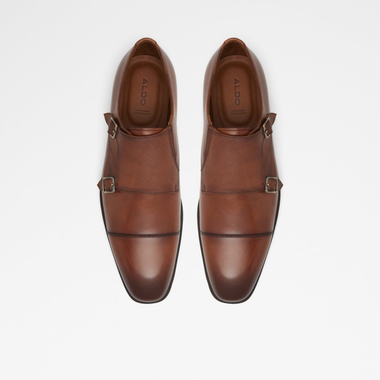 Tremanor Mocasín Con Correa De Monje Moda Coñac Aldo