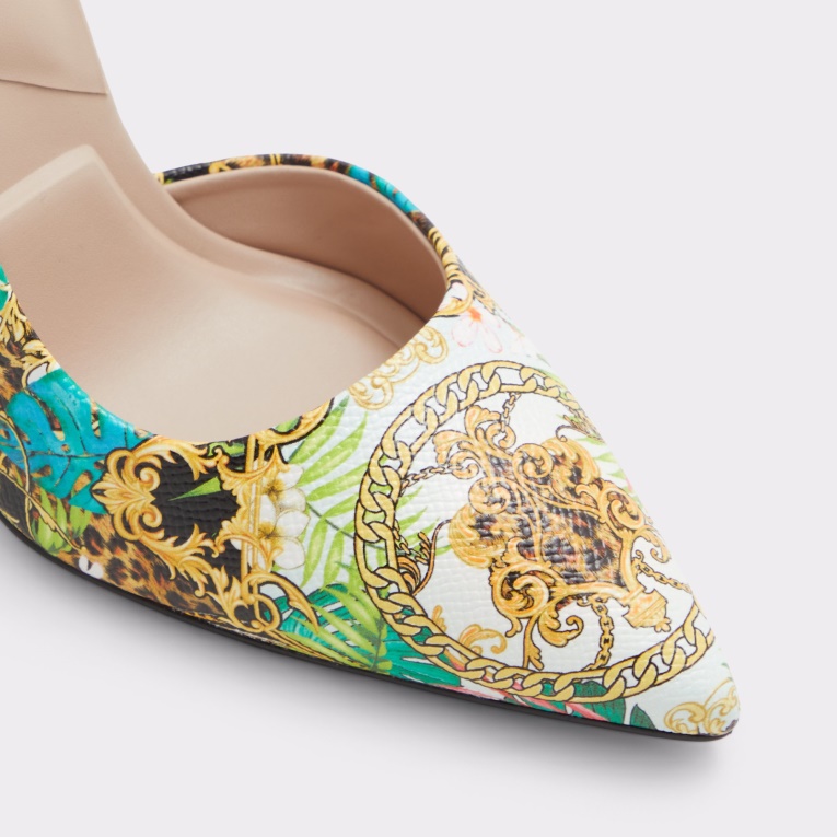 Nueva Llegada Tresora Bomba Tacón De Aguja Aldo Moda Brillante Multi Sintético Epi