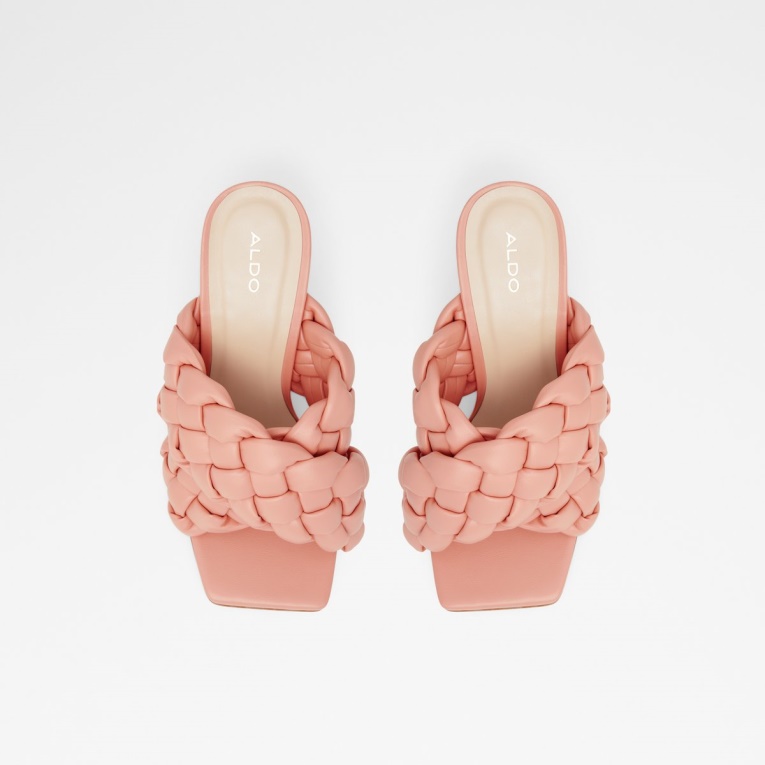 Sandalia De Tacón Alto Tressu Naranja Claro De Moda De Aldo Tacón De Aguja