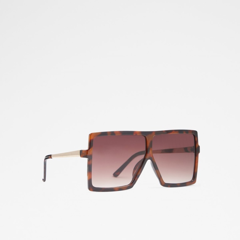 Gafas De Sol Cuadradas Aldo Truwin Marrones De Moda