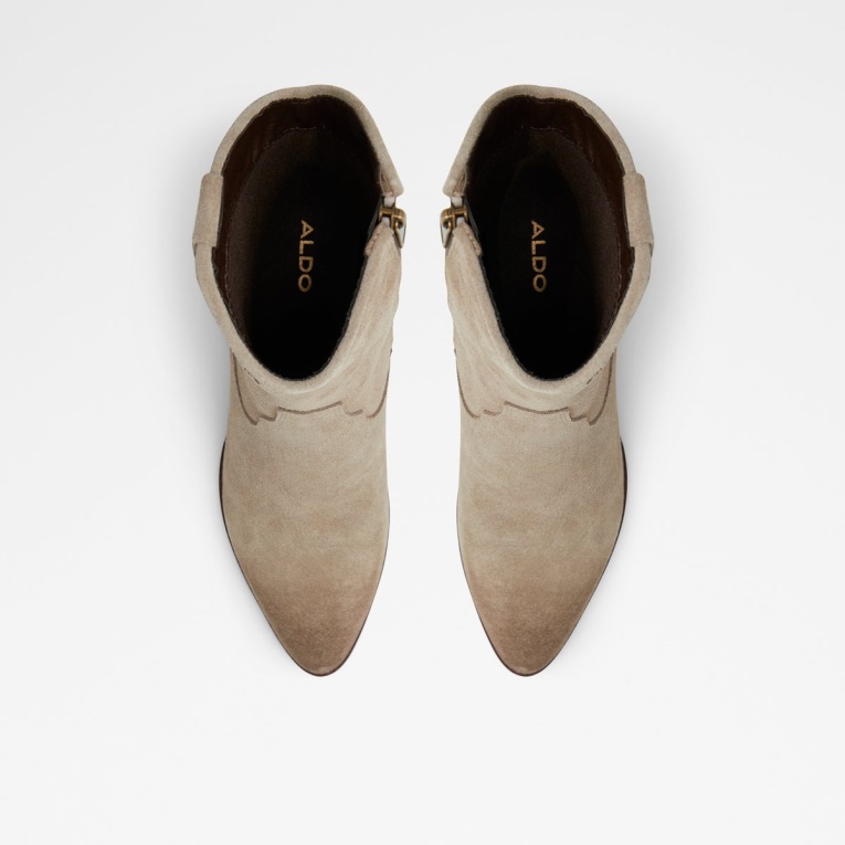 Bota Vaquera Uleran Moda Aldo Marrón Claro