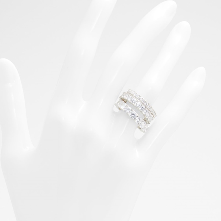 Anillo Plata-transparente Multi Uniawen Aldo Fashion