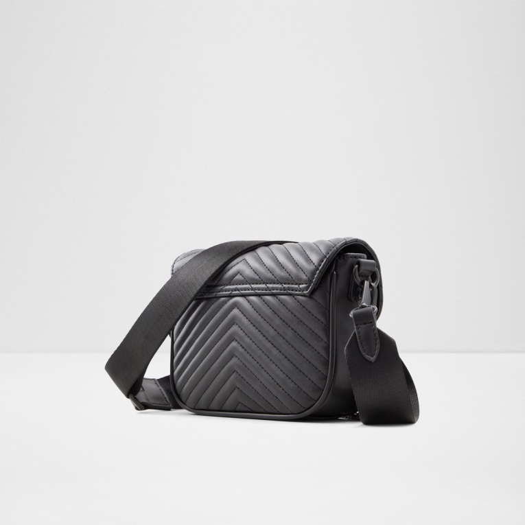 Bolso Bandolera Aldo Unilax Negro De Moda
