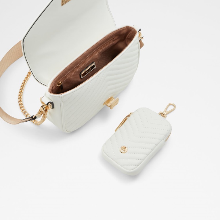 Bolso Bandolera Unilax Aldo Blanco De Moda Agotado