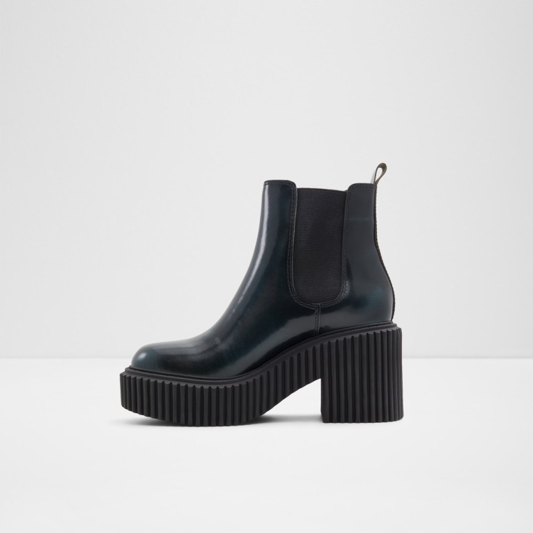 Verde Oscuro Nueva Llegada Actualización Chelsea Bota Suela Dentada Aldo Moda