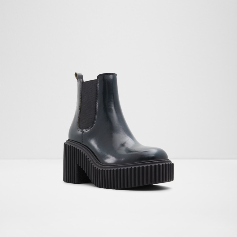 Verde Oscuro Nueva Llegada Actualización Chelsea Bota Suela Dentada Aldo Moda