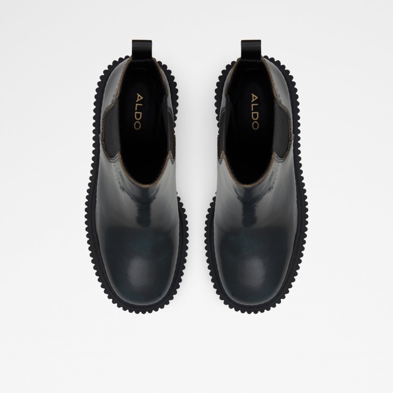 Verde Oscuro Nueva Llegada Actualización Chelsea Bota Suela Dentada Aldo Moda