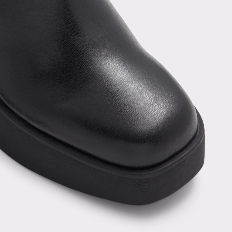 Botas Por Encima De La Rodilla De Lujo De Aldo Fashion Con Suela Negra