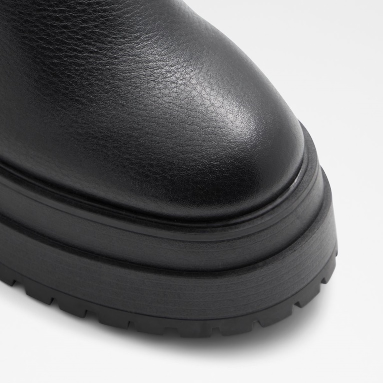 Botines De Plataforma Al Revés Con Suela De Taco De Moda Aldo Negro Recién Llegados