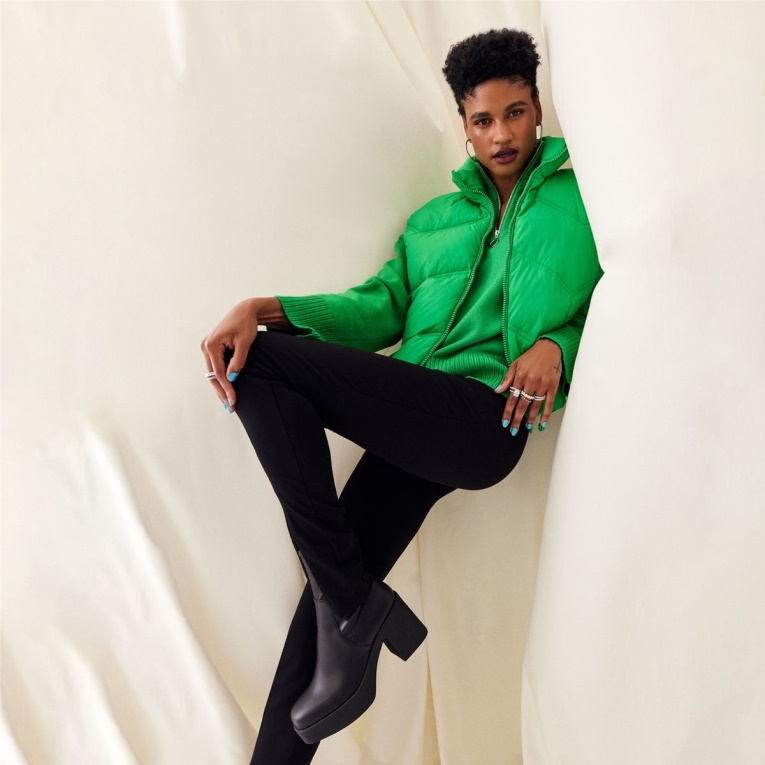 Aldo Upstage Calcetín Bota Suela De Orejeta Negro Moda