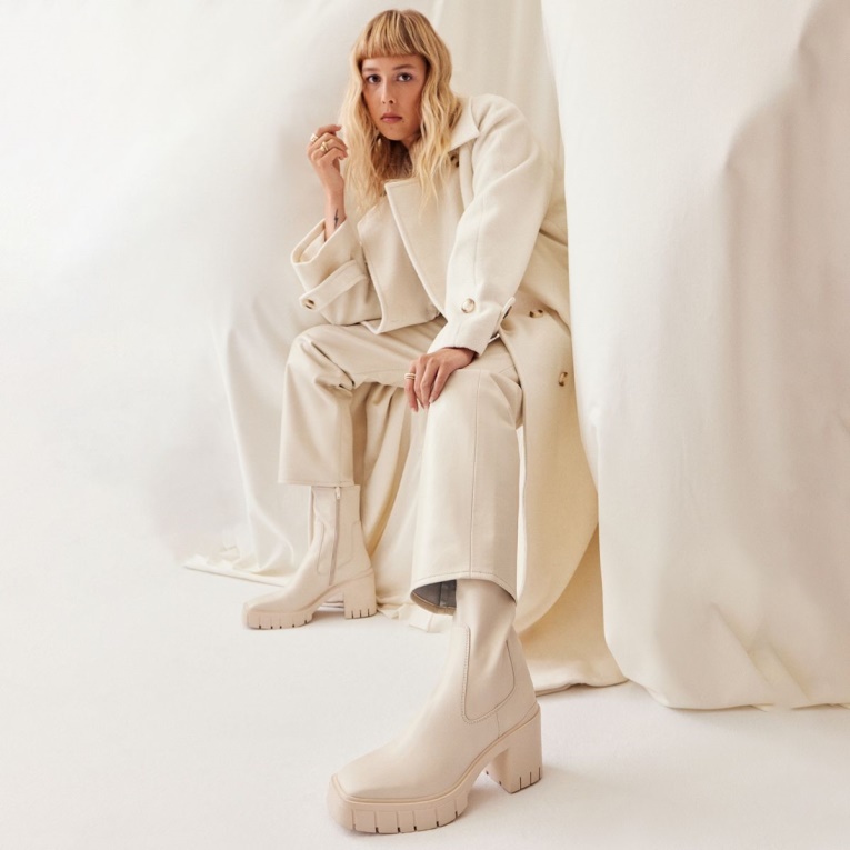 Calcetín Upstage Bota Suela De Orejeta Moda Aldo Blanco