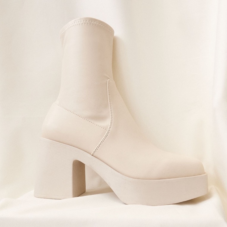 Calcetín Upstage Bota Suela De Orejeta Moda Aldo Blanco