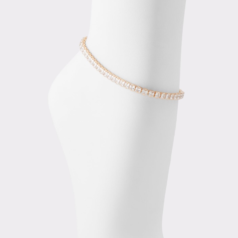 Tobillera Dorada Transparente Multi Valentinaw Moda Aldo