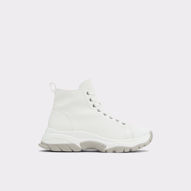 Blanco Vertex High Top Zapatillas Jogger Suela Moda Aldo