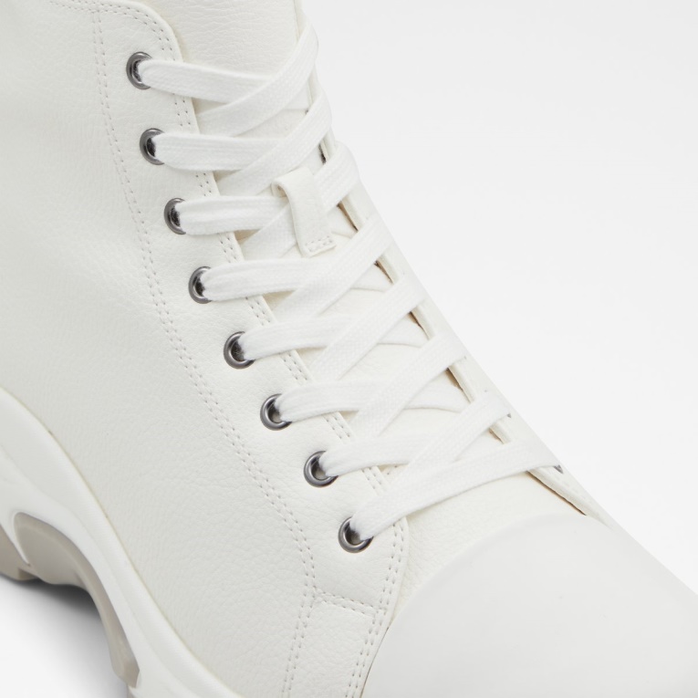 Blanco Vertex High Top Zapatillas Jogger Suela Moda Aldo