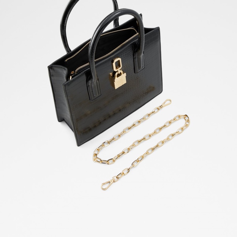 Viewan Satchel Bolso Tote Aldo Moda Negro