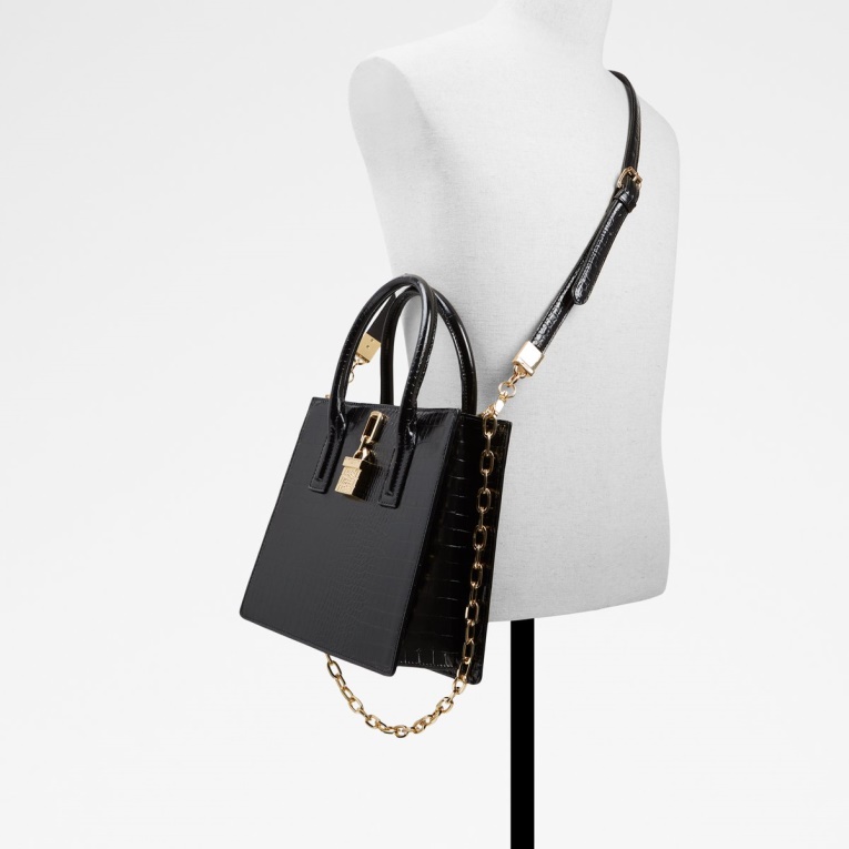 Viewan Satchel Bolso Tote Aldo Moda Negro