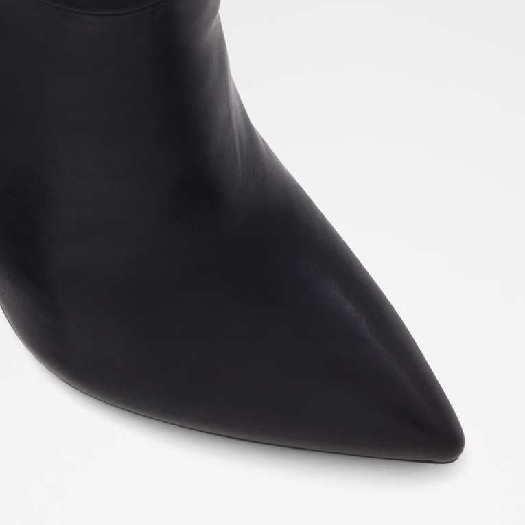 Negro Moda Aldo Vonteese Bota Hasta La Rodilla