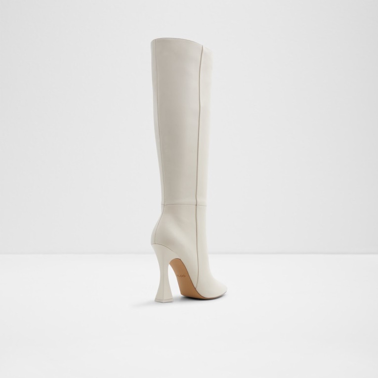 Aldo Fashion Vonteese Botas Hasta La Rodilla Blanco