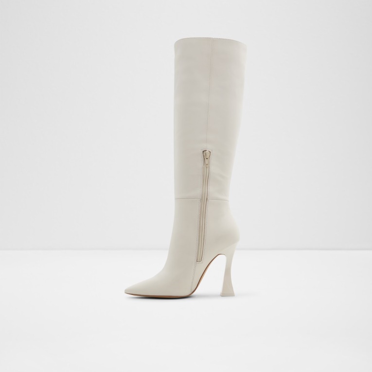 Aldo Fashion Vonteese Botas Hasta La Rodilla Blanco