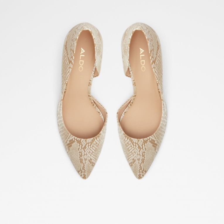 Blanco Moda Aldo Vralg Tacón Alto Zapato Tacón De Aguja