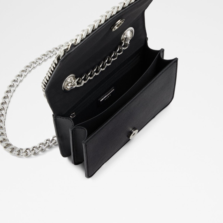 Bolso Bandolera Aldo Waldda De Moda Negro