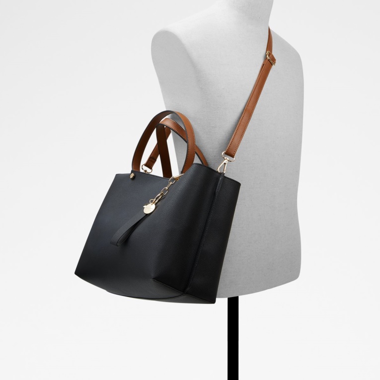 Bolso Tote Wawiellx De Aldo Black Fashion Agotado