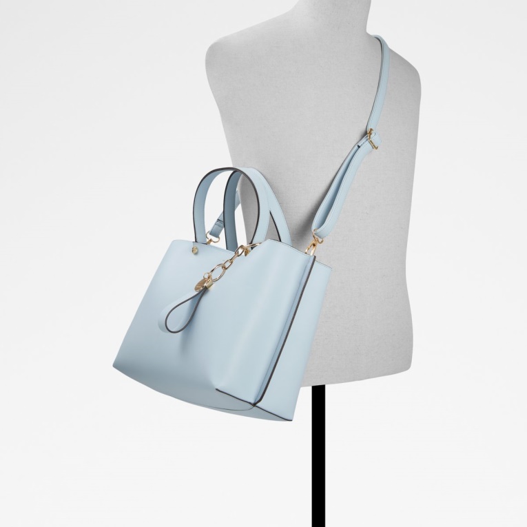 Bolso Tote Wawiellx Azul Claro Moda Aldo
