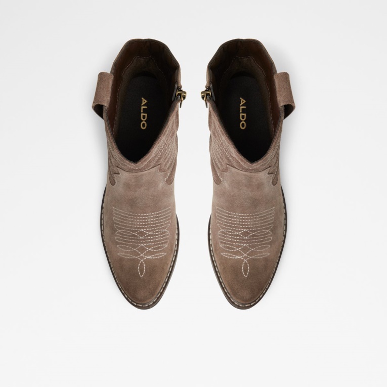 Botas Vaqueras Wayjar De Moda Gris Oscuro De Aldo