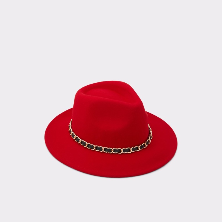 Sombrero Fedora Wesley Rojo De La Moda De Aldo