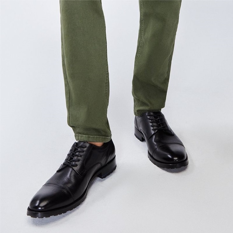 Cuero Negro Liso Moda Aldo Wilbert