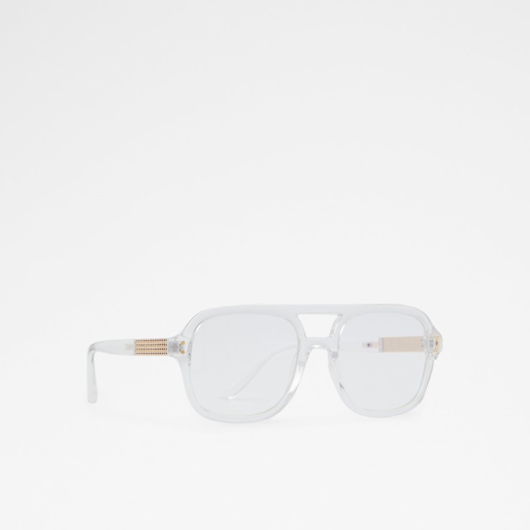 Gafas De Sol Estilo Aviador Wirer De Moda En Blanco Y Negro De Aldo