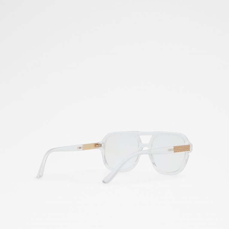 Gafas De Sol Estilo Aviador Wirer De Moda En Blanco Y Negro De Aldo