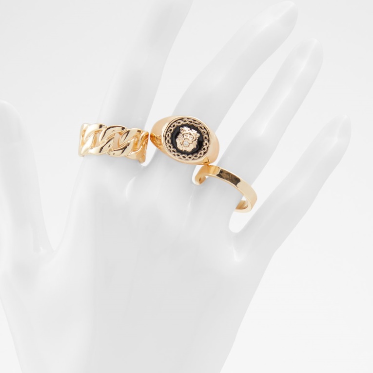 Ay Anillo Negro-oro Multi Aldo Moda