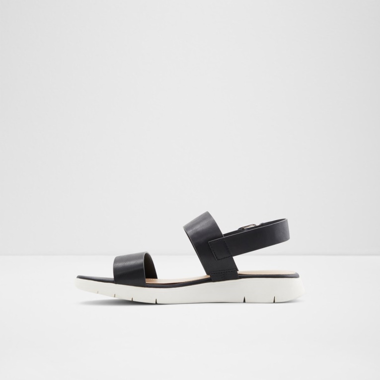Woema Sandalia Plana Moda Aldo Negro