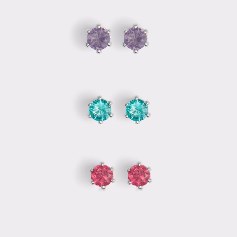 Pendientes De Botón Fucsia Last Chance Wylaeryn Moda Aldo