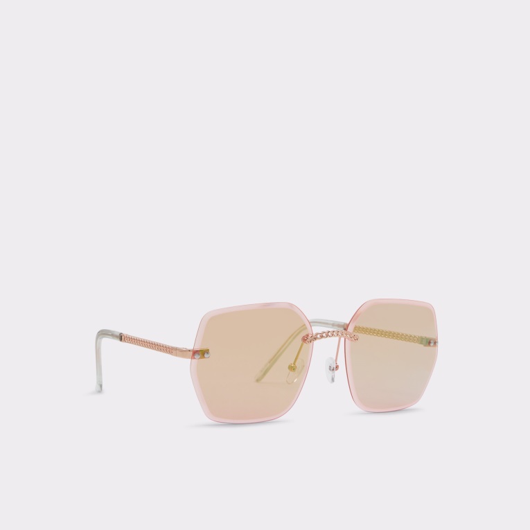Moda Oro Rosa Yeranna Gafas De Sol Rectangulares Aldo