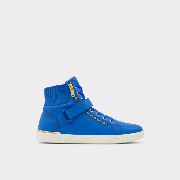 Azul Aldo Fashion Yohji Zapatillas Altas Suela De Copa