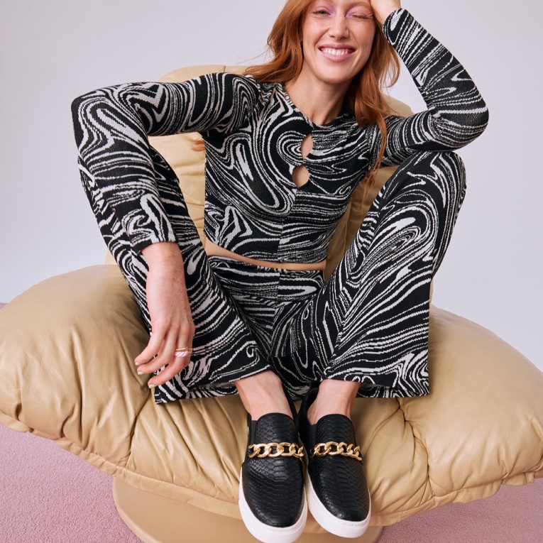 Zapatilla De Deporte De Caña Baja Zefiro De Moda Negra De Aldo