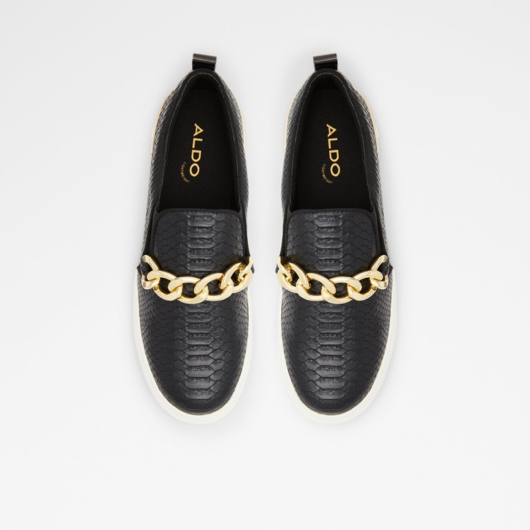 Zapatilla De Deporte De Caña Baja Zefiro De Moda Negra De Aldo