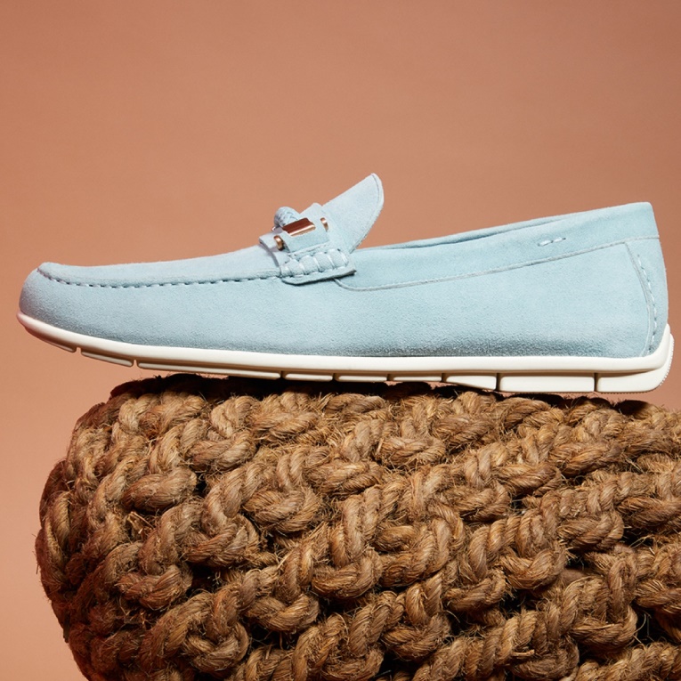 Zapato De Conducir Aldo Azul Con Zirnuflex De Moda