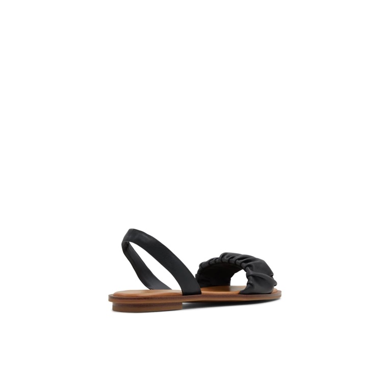 Sandalias Planas Brelden De Moda Negras De Aldo