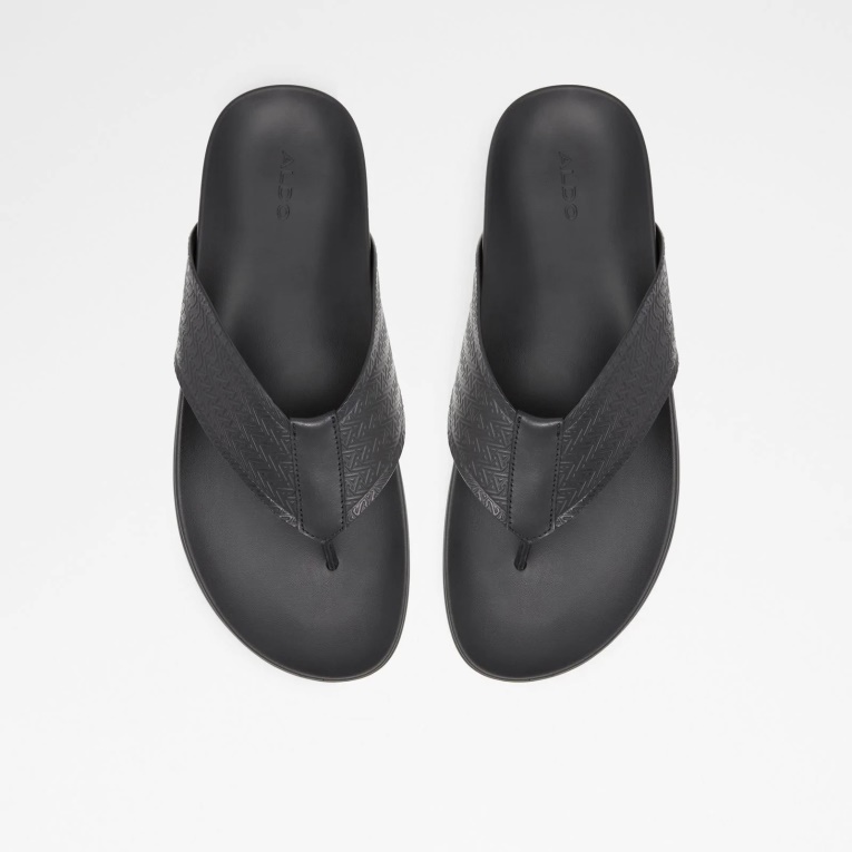 Aldo Fashion Afuthien Sandalias Planas Negras