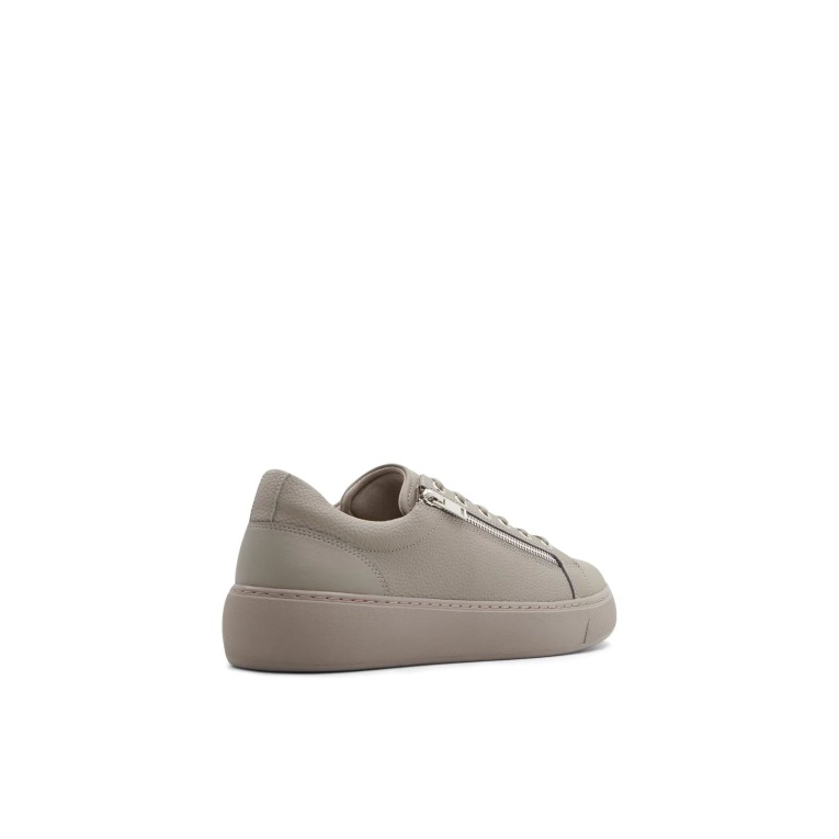 Zapatillas Bajas Theta De Aldo Fashion Con Cordones Beige
