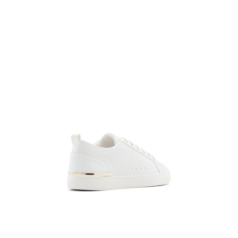 Zapatillas Bajas Con Cordones Dilathielle De Moda En Blanco De Aldo