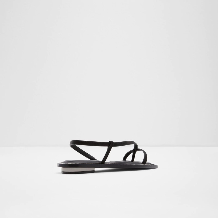 Amalle Sandalias Planas Negro Moda Aldo
