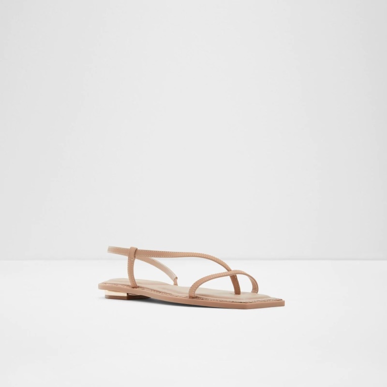 Amalle Sandalias Planas Moda Aldo Beige